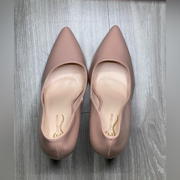 Elegant Collection Nude Blush Raelynn Heels - Picture 6 of 9